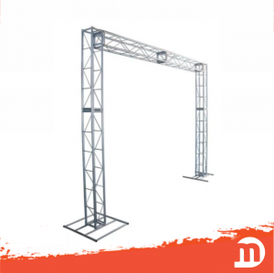 Box Truss (Locação) Estrutura metálica modular Formato Variável    SEM LONA